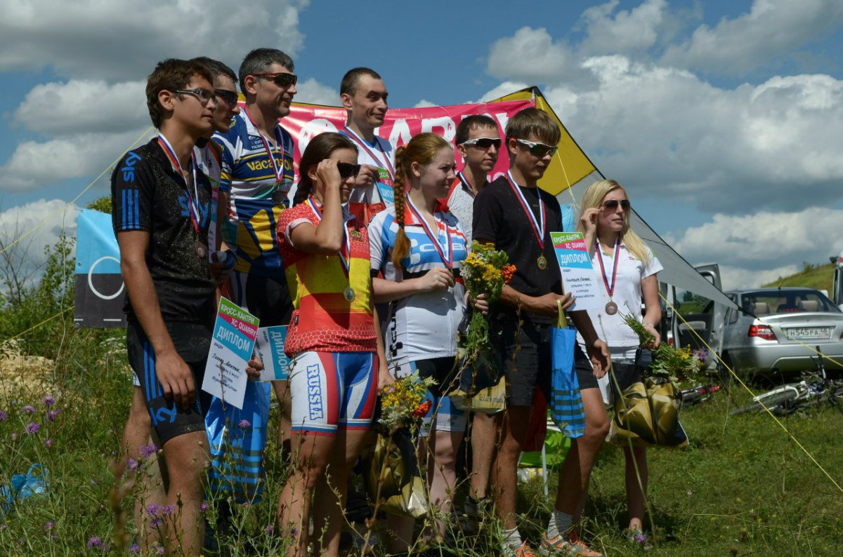 Победители первой в Липецке велогонки «XC_QUARRY" 